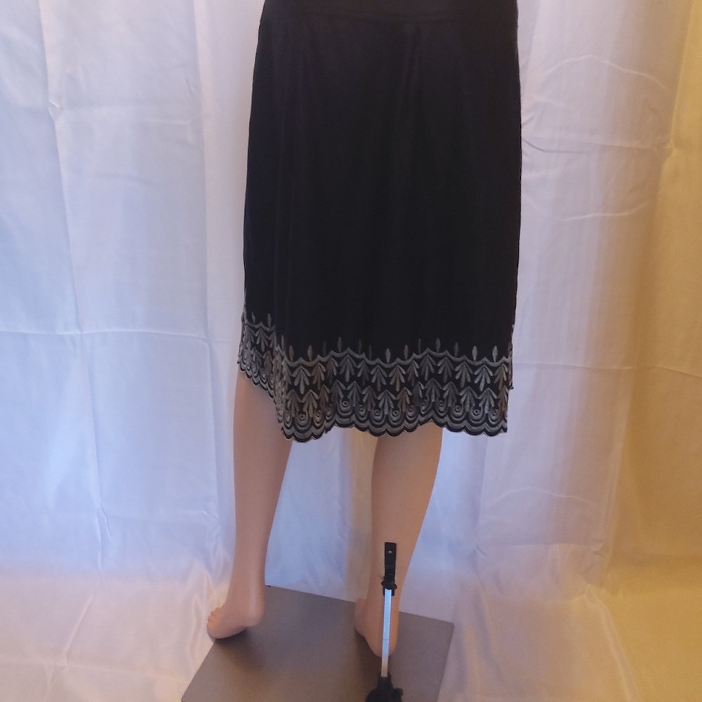 Old Navy Skirt, black n beige, sz 12 - Picture 5 of 8